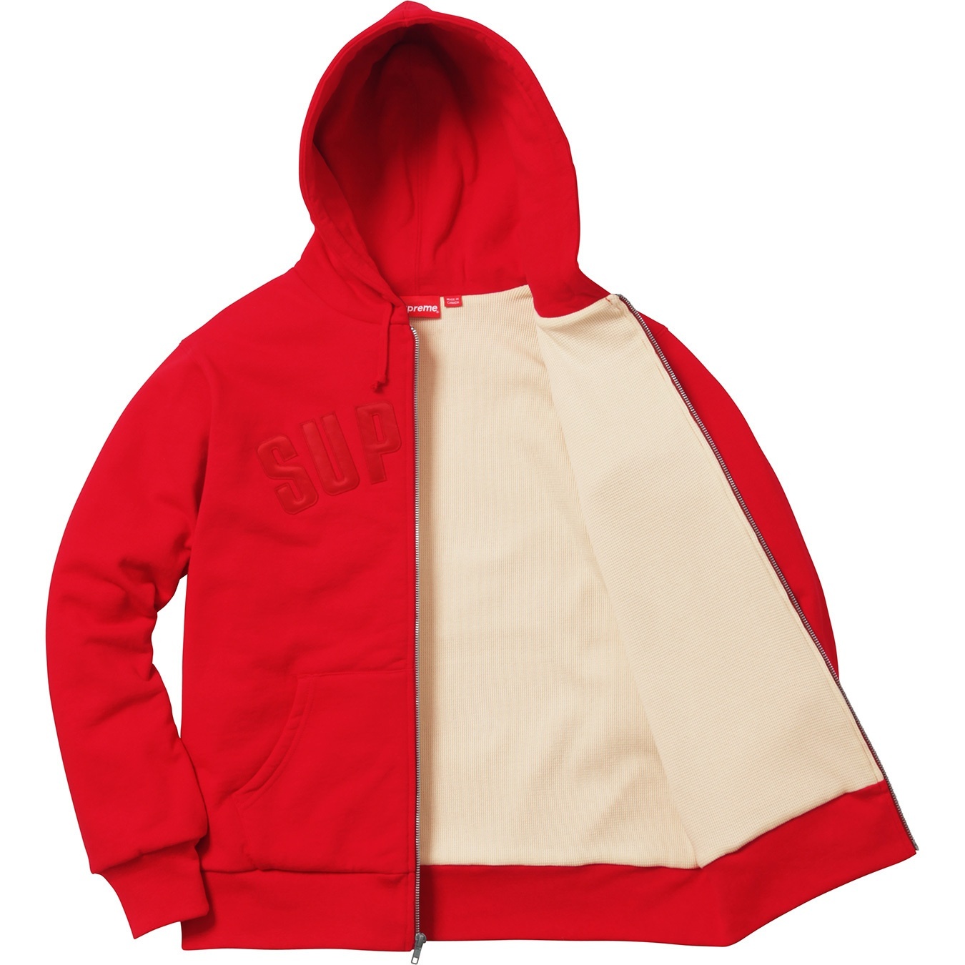 Arc Logo Thermal Zip Up Sweatshirt view 24